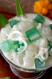 Buko is the filipino term for coconut and pandan is screwpine. Buko Pandan Salad Foxy Folksy