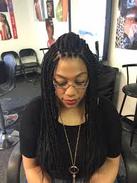 Also called single braids, they are a combination of shorter hair braids and extensions made from either natural hair or. Grace Hair Braiding Salon Laurel Md Naturalsalons