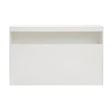 Le lit michigan est composé de 2 tiroirs et d'une niche. Miliboo Tete De Lit Avec Rangements Blanche 160 Cm Hypnos Achat Vente Tete De Lit Miliboo Tete De Lit Avec Cdiscount