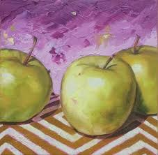 Still Life Delicious Appe Pie Sorry Just Apples Apples Painted In Oil Painting 8x8 Inches Nature Morte Pomm Herisson Dessin Nature Morte Painting