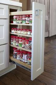 Pull Out Storage Cabinet Pull Out Spice Rack Shelves Cliqstudios Custom Kitchen Cabinets Kitchen Spice Racks Diy Kitchen Cabinets