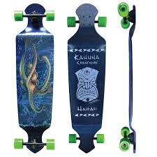 A drop deck longboard is great for freeriding Seeker Drop Deck 43 Longboard Alpin Action