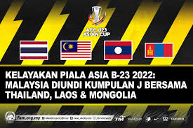 Berikut adalah jadual dan keputusan live score perlawanan bolasepak kelayakan bagi piala dunia russia 2018 dan piala asia uae 2019 yang melibatkan pasukan malaysia. Malaysia Hantar Skuad B 20 Ke Kelayakan Piala Asia B 23 2022
