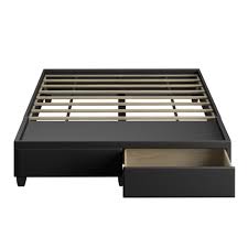 The right storage bed for the right space. Queen Preston Faux Leather Upholstered Platform Bed Frame With Storage Drawers Eco Dream Target