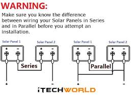 There are two options for solar panels in this list and they will all work well for this particular diagram. How To Wire Solar Panels Itechworld