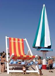 Giant Beach Items In Rimini Telegraph Rimini Beach Chair Umbrella Beach Items