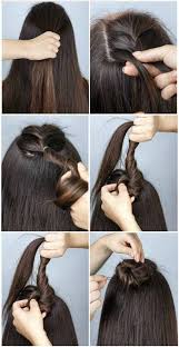 Luckily there are many cute hairstyles that are easy to learn and just take a few. Hairstyles Step By Step Very Simple And Beautiful For School Trendstutor Easy Hairstyles Hair Styles Medium Hair Styles