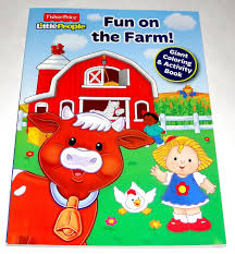 Daily tasks include feeding chickens, milking cows, riding a tractor to help plant, grow and harvest crops. Modern Publishing Fisher Price Little People Fun On The Farm Coloring Activity Book A Fun Book To Color 96 Total Pages Buy Online In Angola At Desertcart 14381862