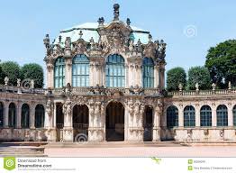 Workmen assemble a scale model of dresden as it should look in 1958 after its reconstruction by the russian occupying forces. Zwinger Palace Dresden Germany Germany Dresden Dresden Germany
