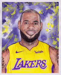 Get authentic los angeles lakers gear here. Lebron James Drawing Los Angeles Lakers
