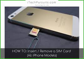 how to remove sim card from iphone and put a sim card in an