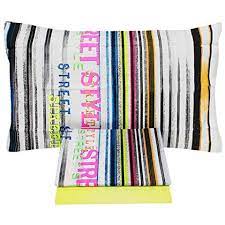 Lenzuola una piazza e mezza misure. Bassetti Completo Letto Francese Una Piazza E Mezza Lenzuola 1 5 Piazze Bassetti Loop 100 Cotone Colori Fluo Loop 21 Eprice