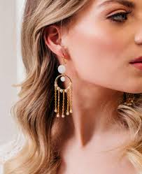 Gold Chain Earrings