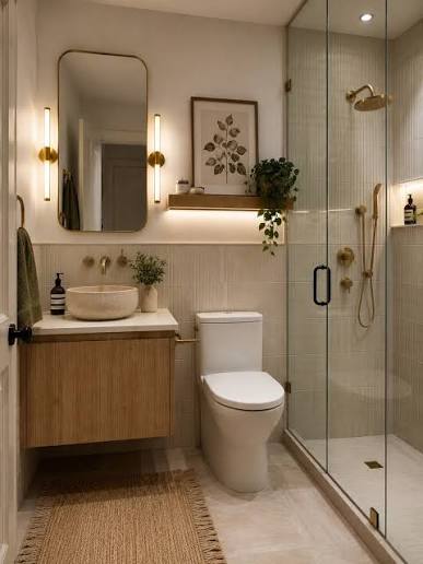 Small bathroom? You don't need more space — just smarter design choices. From wall-hung furniture to light, calming colours and clever storage, the right details can make a compact bathroom feel beautifully