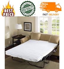 In the past, combining a sofa and a bed often resulted in a clunky product that was both uncomfortable and unsightly. Futon Folding Mattress Topper Full Rv Sofa Bed Matress For Sleeper Cover Ebay