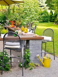 Diy Cinder Block Outdoor Patio Bar Click Image To Find More Outdoors Pinterest Pins With Images Diy Outdoor Bar Budget Backyard Cheap Backyard