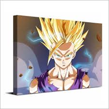 Dragon Ball Z Saiyan Canvas Wall Art Single Panel Print Poster Wall Picture Framed Unframed Anime Dragon Ball Anime Dragon Ball