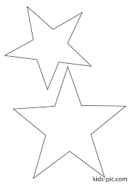 ← pink flower stem leaves. Five Pointed Star Template Printable Kids Pic Com