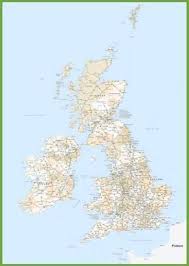 National geographic's ireland adventure map is designed to meet the unique needs of adventure travelers—detailed, durable, and accurate. Road Map Of Uk And Ireland
