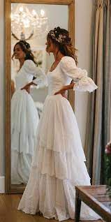 9 Amazing Womens Fashion 1940s Cheap And Easy Ideas Modest Wedding Dresses With Sleeves Wedding Dress Guide Wedding Dresses