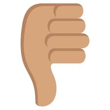 Dislike Symbol Emoji Pointing Down Png Image Metal Signs Yard Signs Emoji