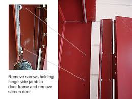May 26, 2021 · if you want to keep the door open, there is a small metal lock that prevents the valve from going deep. How To Replace A Screen On A Metal Screen Door