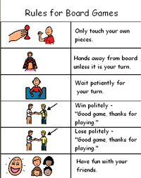 Some Great Pre Made Visuals For Board Games Repinned By Sos Inc Resources Follow All Ou Social Skills Activities Social Skills Groups Teaching Social Skills