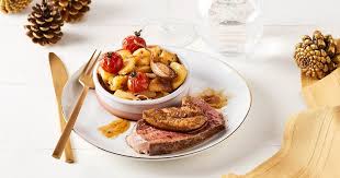 Roti De Boeuf Facon Rossini Poelee De Pommes De Terre Et Tomates Cerises Recette Foiegras Rossini Boeuf Recettedefete Noel Li Roti De Boeuf Recette Roti