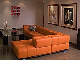 Black And Gold Leather Couch Warm Decorating Ideas For Rainy Fall And Winter Warm Decor Living Room Orange Fall Interior Decor