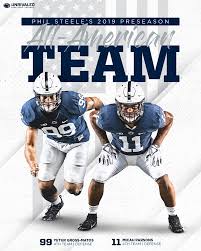 Parsons and oregon tackle penei sewell are among 11 players selected who are not slated to play this fall. De Yetur Gross Matos Lb Micah Penn State Football Facebook