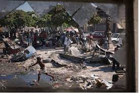 No dia 12 de janeiro de 2010, um forte terremoto de magnitude 7,0 na escala richter atingiu o já castigado haiti, matando 250 mil pessoas e deixando cerca de 1,5 milhão desabrigadas. Terremoto No Haiti Mundo Educacao