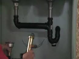 to install a dishwasher drain under