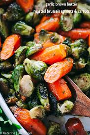 roasted brussels sprouts and carrots