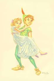 Peter Pan Peter And Wendy Original Manny Hernandez World Wide Art Com Peter And Wendy Disney Fine Art Peter Pan