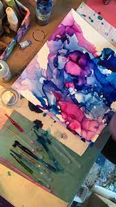 Laurie Stefano Creative Video Video Alcohol Ink Painting Alcohol Ink Alcohol Ink Art