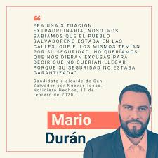 Nuevas ideas aún no presenta candidato que sustituirá a walter araujo. Mario Duran Nuevas Ideas Alharaca