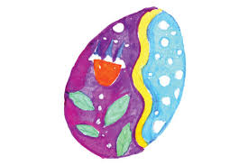 Painted Easter Egg In Watercolor Svg Cut File By Creative Fabrica Crafts Creative Fabrica