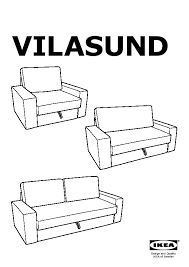 Una fodera per il fronte del divano, per i 1 cuscini della seduta, per i 1 cuscini dello. Vilasund Marieby Divano Letto A 2 Posti Vittaryd Beige Chiaro Ikeapedia