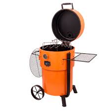 Its movable cooking grate and additional meat hangers let you create your ideal setup, then the unique airflow control system works with the sealed lid to lock in smoky deliciousness for hours. Oklahoma Joe S Bronco Pro Drum Smoker Camping World