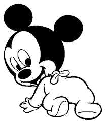 Baby Minnie Mouse Clipart Black And White Baby Disney Characters Coloring Pages Baby Disney Characters Mickey Mouse Coloring Pages Minnie Mouse Coloring Pages