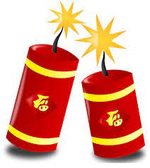 Kawaii chinese new year clipart set. Chinese New Year Fireworks Clipart Free Download Transparent Png Creazilla