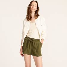 J Crew Seaside Short In Linen Blend Shopstyle