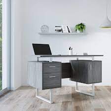 — choose a quantity of techni mobili compact computer desk. Amazon Com Techni Mobili Modern Office Desk With Storage Gray Furniture Decor