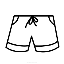 Print shorts coloring page (color). Kurze Hose Ausmalbilder Ultra Coloring Pages