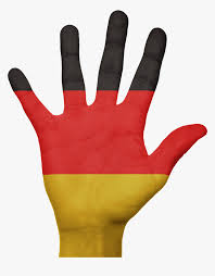 3 tras la creación de las banderas gubernamental y militar en los años posteriores, la tricolor simple ha sido utilizada como enseña civil. Bandera Alemania Mano Hd Png Download Kindpng