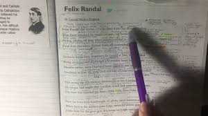 Felix Randal Poem Analysis Youtube