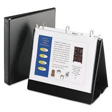 Easel Presentation Durable Binder With Round Rings 3 Rings