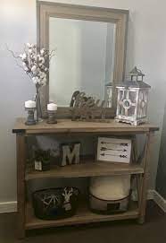 25 Pallet Entryway Table Ideas Console Table Decorating Entry Table Decor Home Decor