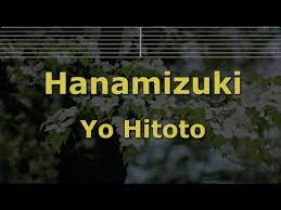 Karaoke Hanamizuki Yo Hitoto No Guide Melody Instrumental Youtube