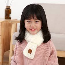 A narrow scarf that works nicely as a stylish warmer, is 11″ x 65″ unblocked (13″ x 75″ blocked). Toddlers Kids Boys Girls Winter Knitted Warm Neck Warmer Scarf Accessories Fashion Scarves
